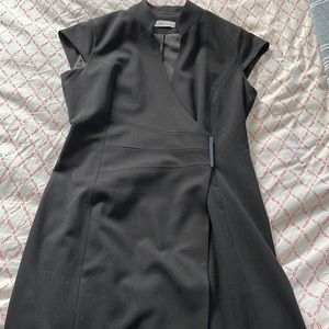 Black Calvin Klein wrap dress-freshly dry cleaned!